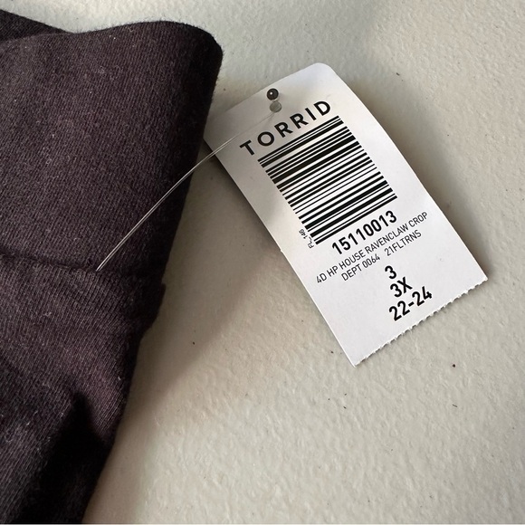 NWT Torrid Harry Potter Bundle Potion 9” Bike Short & Ravenclaw Crop Leggings 3X - Picture 7 of 11